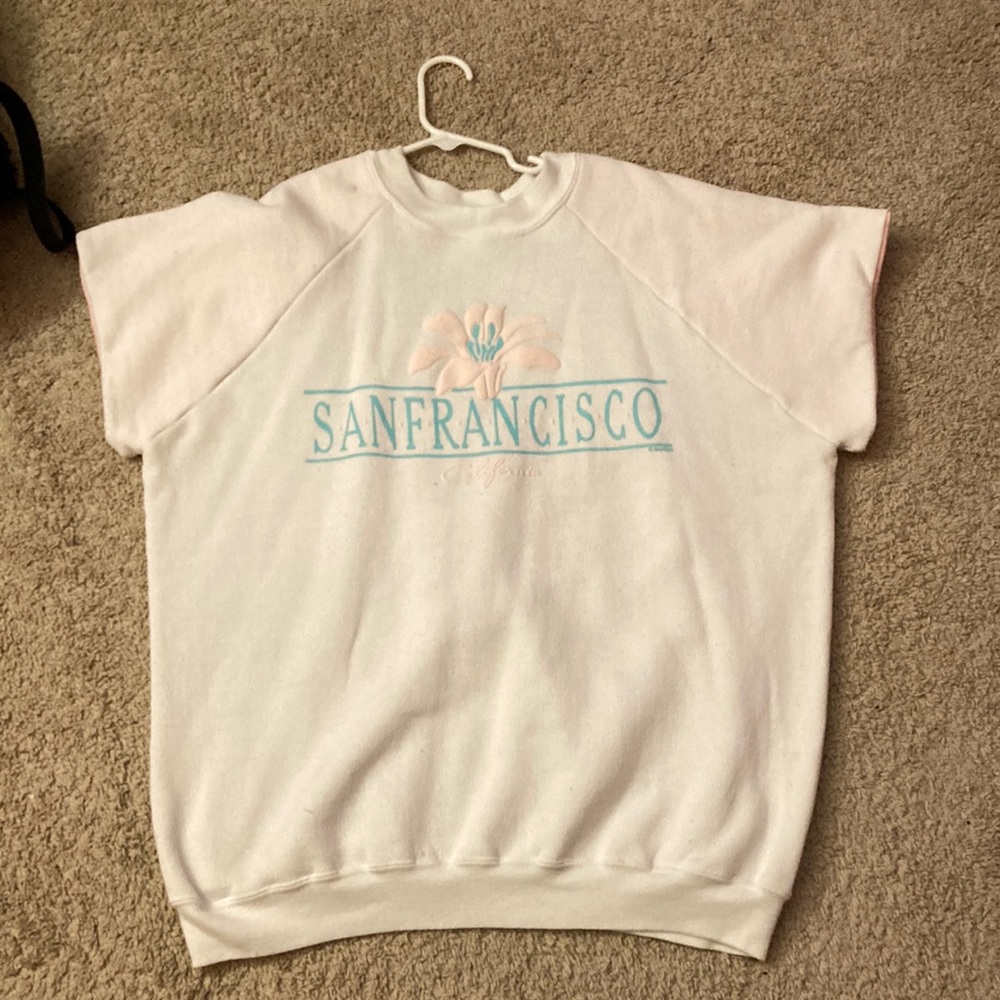 San Francisco short sleeve sweatshirt